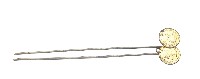 金屬製西班牙古錢幣髮釵藏品圖，第2張