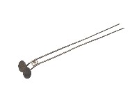 金屬製日本古錢幣髮釵藏品圖，第2張