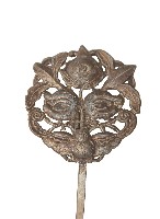 金屬製雕花髮釵一對藏品圖，第4張