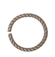 金屬製繩紋手環一對藏品圖，第2張