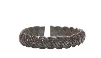 金屬製繩索紋手環一對藏品圖，第2張