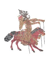 皮影戲偶乘馬人像樣式藏品圖，第3張