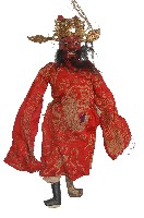 清代鍾馗傀儡戲偶藏品圖，第1張