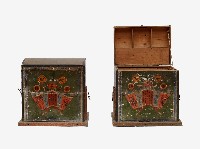 打貓集義軒木製戲箱一對藏品圖，第1張