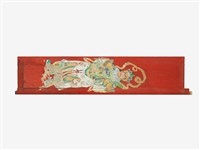彩繪四大天王之寺廟木門一組藏品圖，第3張