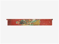 彩繪加官晉祿添花晉爵之寺廟木門藏品圖，第1張