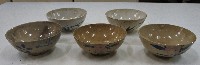 簡筆青花彩繪折枝花卉紋碗、青花竹葉紋碗（5）藏品圖，第1張