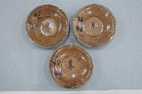 簡筆青花彩繪折枝花卉壽字紋盤（3）藏品圖，第1張