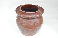 褐釉盤頸寬口陶罐藏品圖，第2張