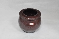 深褐釉盤頸寬口陶罐藏品圖，第1張
