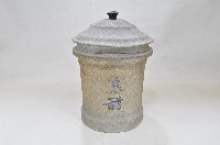 帶蓋圓筒型中藥罐（五件）藏品圖，第10張