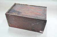 木製帶款藥材收納長方形屜盒藏品圖，第2張