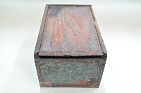 木製帶款藥材收納長方形屜盒藏品圖，第3張