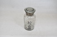 透明蓋塞廣口短頸圓形玻璃藥瓶（十一件）藏品圖，第9張