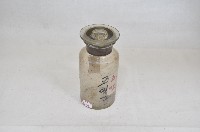 透明蓋塞廣口短頸圓形玻璃藥瓶（十一件）藏品圖，第10張
