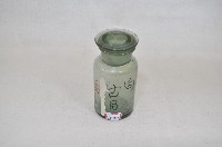 透明蓋塞廣口短頸圓形玻璃藥瓶（十三件）藏品圖，第12張