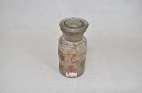 透明蓋塞廣口短頸圓形玻璃藥瓶（十二件）藏品圖，第2張