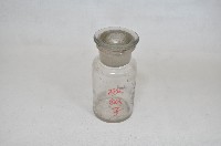 透明蓋塞廣口短頸圓形玻璃藥瓶（十二件）藏品圖，第12張