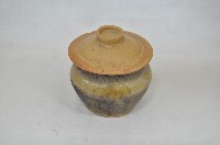 褐釉帶蓋深腹煎藥陶罐（七件）藏品圖，第2張