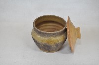 褐釉帶蓋深腹煎藥陶罐（七件）藏品圖，第3張
