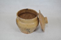 褐釉帶蓋深腹煎藥陶罐（七件）藏品圖，第9張