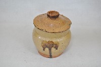 褐釉帶蓋深腹煎藥陶罐（七件）藏品圖，第14張