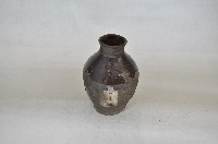 褐釉廣口直頸鼓腹陶瓶（二件）藏品圖，第3張