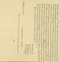咸豐元年陳新居立杜賣盡根田契字藏品圖，第2張
