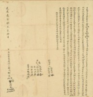 道光三年鄧文興等七人立杜賣瓦屋埔地契字藏品圖，第1張