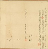 光緒二十年臺灣布政使司掣給田主廖桂林立給丈單藏品圖，第1張