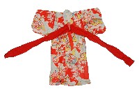 浮世繪風格之紅色和服藏品圖，第2張