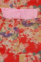 紅色花卉紋和服藏品圖，第2張
