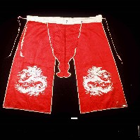 京劇戲服武將戎服下褲藏品圖，第2張