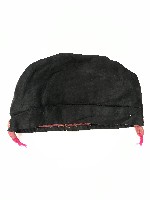 黑色素面童帽藏品圖，第2張