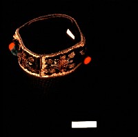 黑色蝴蝶刺繡童帽藏品圖，第2張