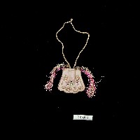 褐色烏龜圖樣刺繡袋藏品圖，第1張