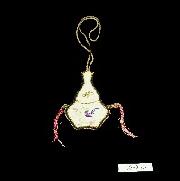 鳥雀圖樣葫蘆刺繡袋藏品圖，第1張