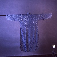 藍色緞面長衫藏品圖，第2張