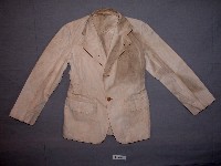 臺灣男性米白色西式外套藏品圖，第1張