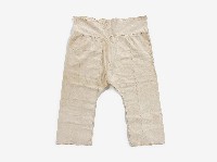 臺灣漢人族群女性白色大襠褲藏品圖，第1張