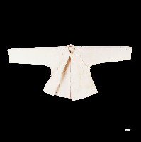 臺灣漢人族群女性白色立領大襟衫藏品圖，第2張