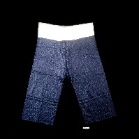 漢族常服黑色棉褲藏品圖，第1張