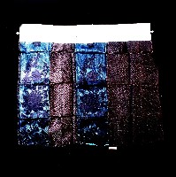 紗羅絲緞繡花貝釦馬面裙藏品圖，第1張