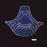 客家藍色肚兜藏品圖，第1張