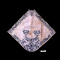 富貴平安刺繡單層白棉肚兜藏品圖，第1張