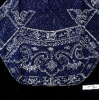 如意吉慶刺繡黑棉貼飾口袋肚兜藏品圖，第2張