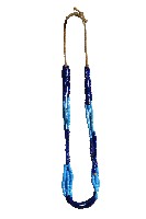 阿美族三連琉璃珠飾藏品圖，第2張