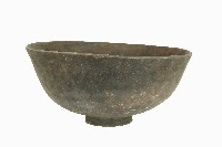 雅美族製敞口深腹黑陶大碗藏品圖，第2張