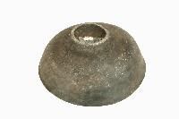 雅美族製敞口深腹黑陶大碗藏品圖，第3張