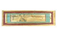漁村秋景礦物彩畫藏品圖，第1張